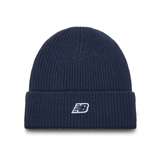 New Balance Czapka Winter Watchman Beanie Patch V3.0 LAH53008NNY Niebieski ze sklepu MODIVO w kategorii Czapki zimowe damskie - zdjęcie 185868535