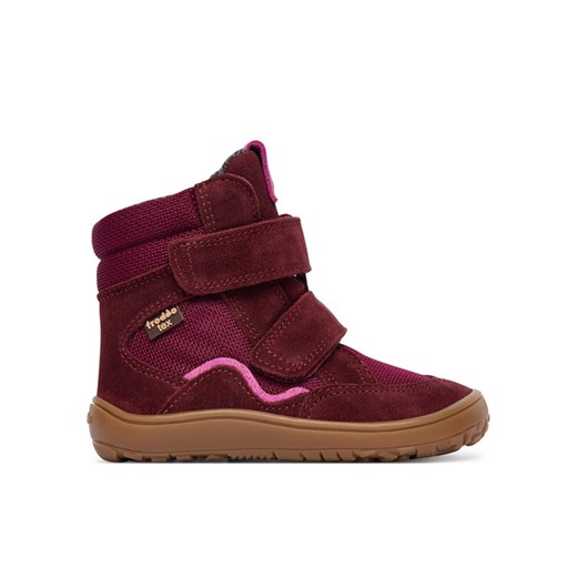 Froddo Kozaki Barefoot Tex Winter Tl G3160247-6T M Bordowy ze sklepu MODIVO w kategorii Buty zimowe dziecięce - zdjęcie 185868548