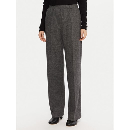 Weekend Max Mara Spodnie materiałowe Zelma 2525786042 Szary Regular Fit ze sklepu MODIVO w kategorii Spodnie damskie - zdjęcie 185868595