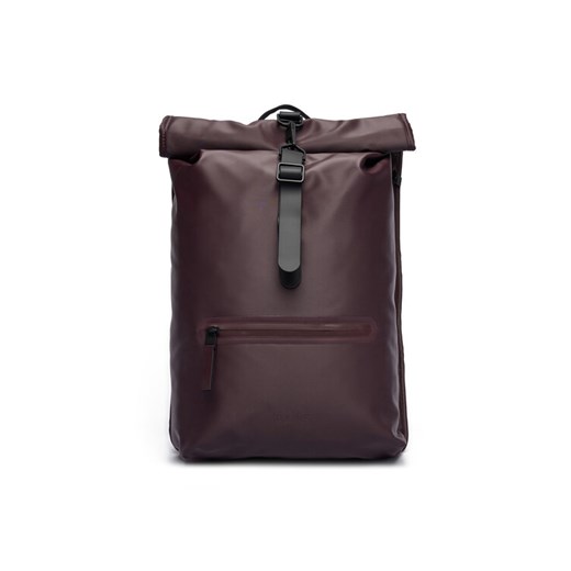 Rains Plecak Rolltop 13320 Bordowy ze sklepu MODIVO w kategorii Plecaki - zdjęcie 185868636