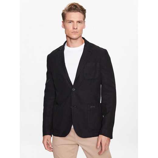 Guess Marynarka Tyron M3GN09 WES00 Czarny Regular Fit ze sklepu MODIVO w kategorii Marynarki męskie - zdjęcie 185868696