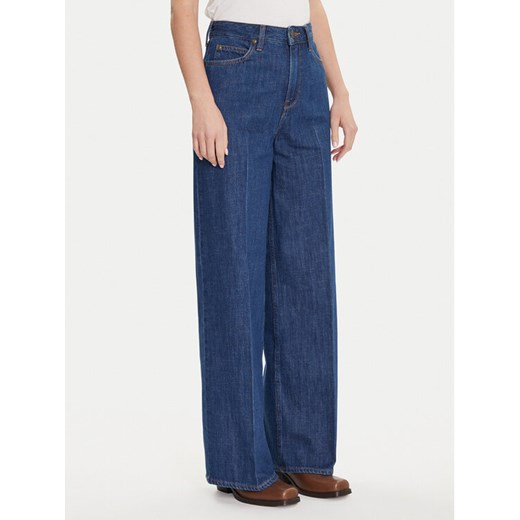 Lee Jeansy Stella 112107279 Granatowy Wide Leg ze sklepu MODIVO w kategorii Jeansy damskie - zdjęcie 185868758