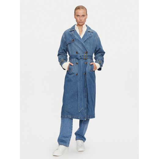 Levi's® Trencz Spade A8976-0001 Niebieski Regular Fit ze sklepu MODIVO w kategorii Płaszcze damskie - zdjęcie 185868859
