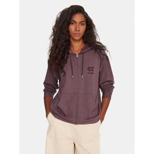 Roxy Bluza Surfing By Daylight ERJFT05048 Fioletowy Relaxed Fit ze sklepu MODIVO w kategorii Bluzy damskie - zdjęcie 185868879