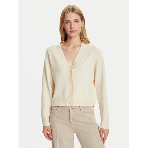 Vero Moda Kardigan Gold Art 10332210 Beżowy Regular Fit ze sklepu MODIVO w kategorii Swetry damskie - zdjęcie 185868935