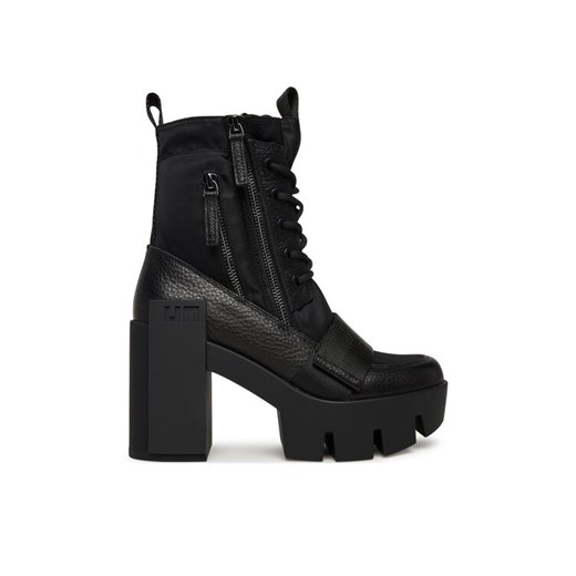 United Nude Trzewiki Grip Combat Mid 1096201165 Czarny ze sklepu MODIVO w kategorii Botki - zdjęcie 185868939