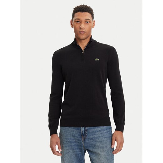 Lacoste Sweter AH1980 Czarny Classic Fit ze sklepu MODIVO w kategorii Swetry męskie - zdjęcie 185868985