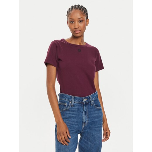 Hugo T-Shirt Deloris 50512002 Fioletowy Regular Fit ze sklepu MODIVO w kategorii Bluzki damskie - zdjęcie 185868995