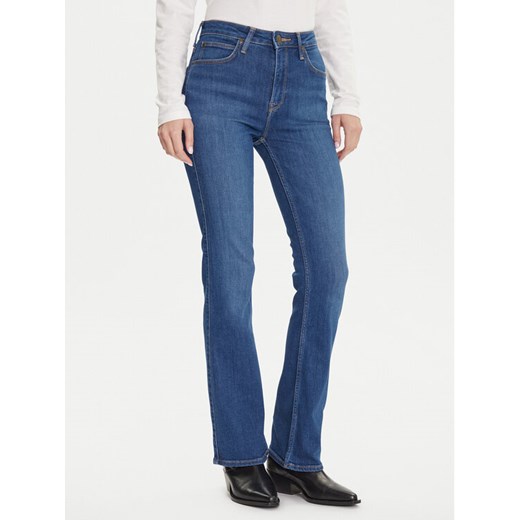 Lee Jeansy Breese 112341971 Niebieski Bootcut Fit ze sklepu MODIVO w kategorii Jeansy damskie - zdjęcie 185869056