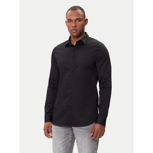 Armani Exchange Koszula XM001504 AF10192 UC001 Czarny Regular Fit ze sklepu MODIVO w kategorii Koszule męskie - zdjęcie 185869069