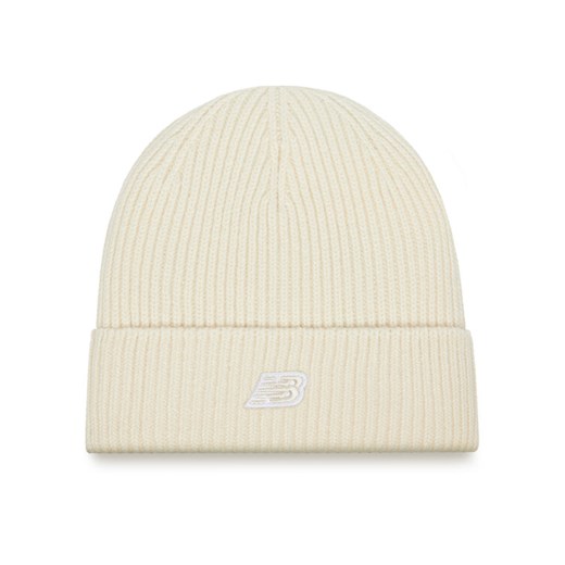 New Balance Czapka Winter Watchman Beanie Patch V3.0 LAH53008PEF Beżowy ze sklepu MODIVO w kategorii Czapki zimowe damskie - zdjęcie 185869075