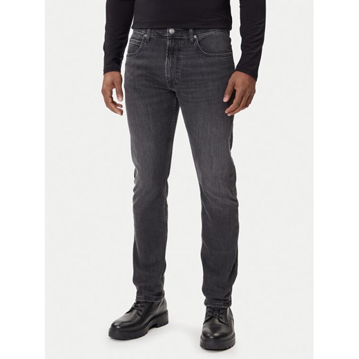 Lee Jeansy Rider 112363851 Czarny Slim Fit ze sklepu MODIVO w kategorii Jeansy męskie - zdjęcie 185869189
