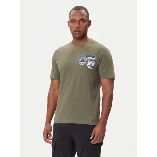 Napapijri T-Shirt S-Montepiana NP0A88SV Zielony Regular Fit ze sklepu MODIVO w kategorii T-shirty męskie - zdjęcie 185869245