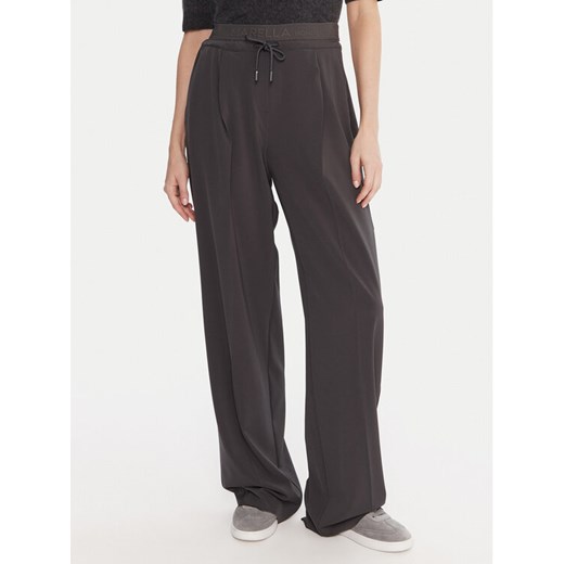 Marella Spodnie materiałowe Vanto 2523136065 Szary Regular Fit ze sklepu MODIVO w kategorii Spodnie damskie - zdjęcie 185869246