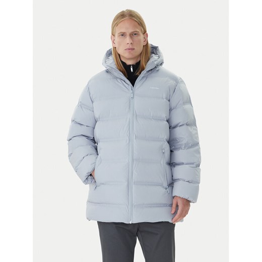 Calvin Klein Kurtka puchowa LV04LD516G Szary Regular Fit ze sklepu MODIVO w kategorii Kurtki męskie - zdjęcie 185869269