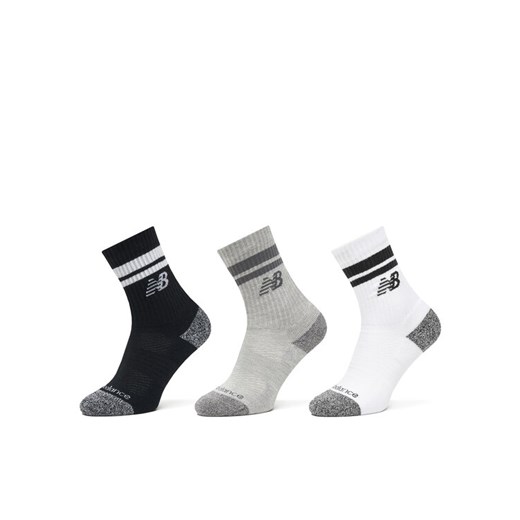 New Balance Zestaw 3 par wysokich skarpet unisex Active Lifestyle Striped Crew LAS35210AS Kolorowy ze sklepu MODIVO w kategorii Skarpetki damskie - zdjęcie 185869307