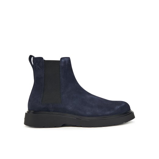 Calvin Klein Sztyblety Combat Ess Chelsea Boot Su YM0YM01372 Granatowy ze sklepu MODIVO w kategorii Buty zimowe męskie - zdjęcie 185869319
