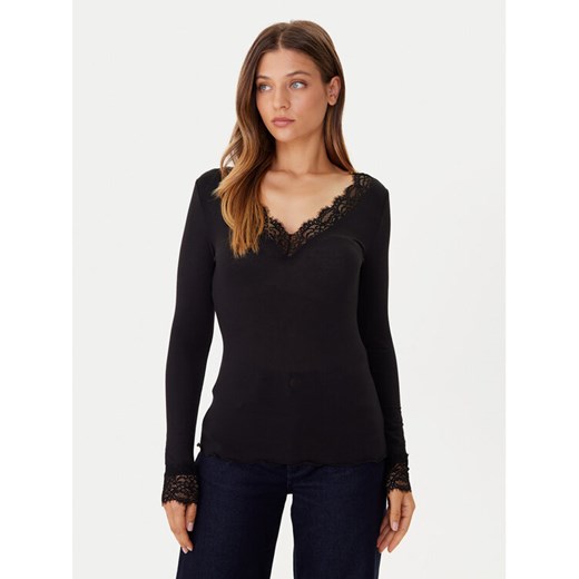 Vero Moda Bluzka Skye 10339843 Czarny Slim Fit ze sklepu MODIVO w kategorii Bluzki damskie - zdjęcie 185869388