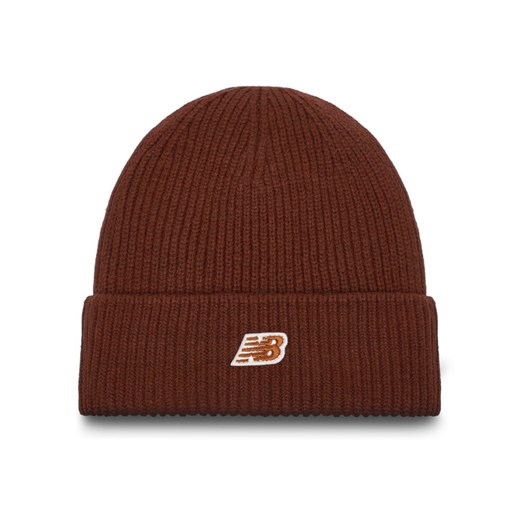 New Balance Czapka Winter Watchman Beanie Patch V3.0 LAH53008ROK Brązowy ze sklepu MODIVO w kategorii Czapki zimowe damskie - zdjęcie 185869495
