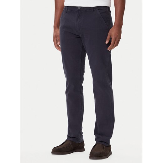 Wrangler Chinosy 112371030 Granatowy Slim Fit ze sklepu MODIVO w kategorii Spodnie męskie - zdjęcie 185869518