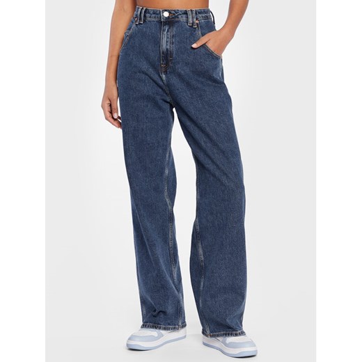 Tommy Jeans Jeansy Daisy DW0DW14783 Granatowy Baggy Fit ze sklepu MODIVO w kategorii Jeansy damskie - zdjęcie 185869519