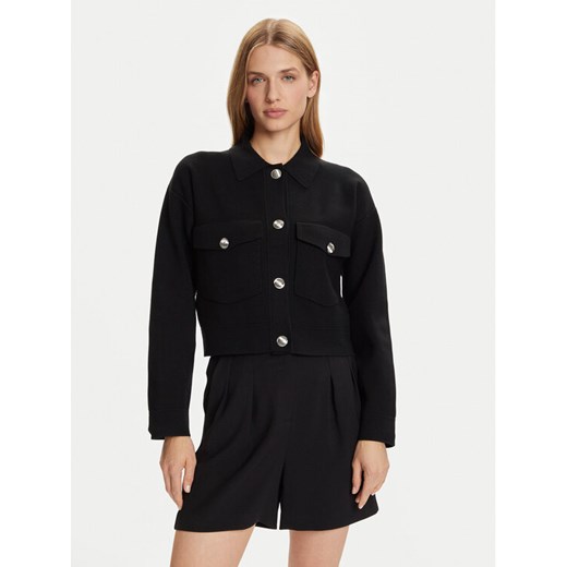 BOSS Kardigan Furigo 50543970 Czarny Regular Fit ze sklepu MODIVO w kategorii Swetry damskie - zdjęcie 185869639