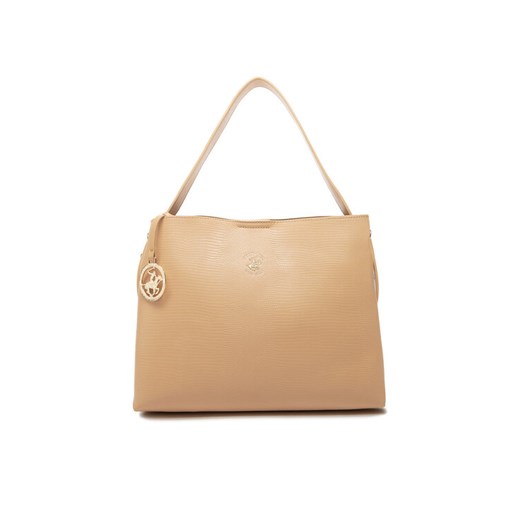 Beverly Hills Polo Club Torebka BHPC-W-04-A23 Beżowy ze sklepu MODIVO w kategorii Torebki damskie - zdjęcie 185869656