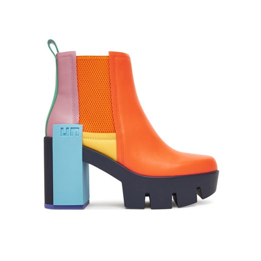 United Nude Botki Grip Chelsea Mid IV 1095992116 Pomarańczowy ze sklepu MODIVO w kategorii Botki - zdjęcie 185869725