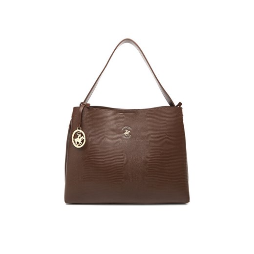 Beverly Hills Polo Club Torebka BHPC-W-04-A23 Brązowy ze sklepu MODIVO w kategorii Torebki damskie - zdjęcie 185869739