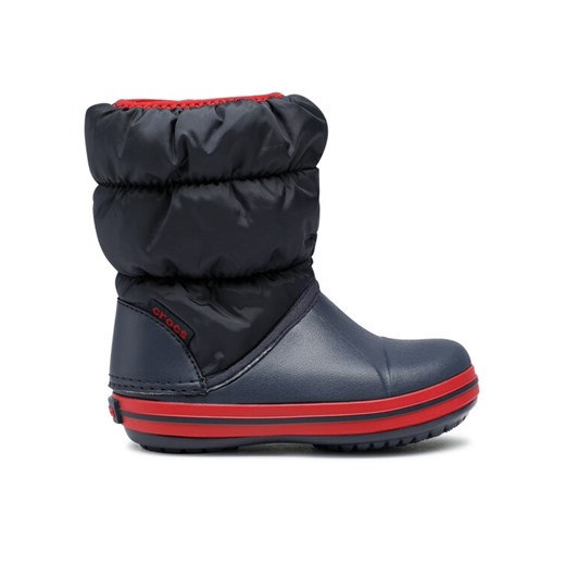 Crocs Śniegowce Winter Puff Boot 14613-485 Granatowy ze sklepu MODIVO w kategorii Buty zimowe dziecięce - zdjęcie 185869747