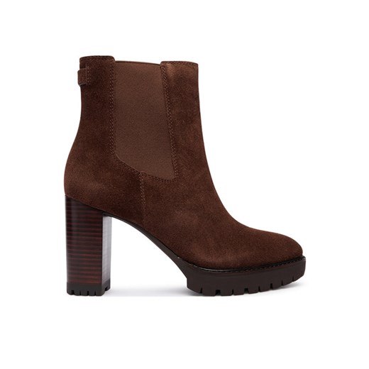 LAUREN RALPH LAUREN Botki Layne 802942566002 Brązowy ze sklepu MODIVO w kategorii Botki - zdjęcie 185869786