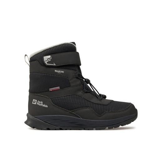 Jack Wolfskin Kozaki Polar Bear-B Texapore High Vc K A62145 Czarny ze sklepu MODIVO w kategorii Buty zimowe dziecięce - zdjęcie 185869835