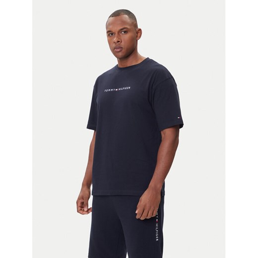 Tommy Hilfiger T-Shirt UM0UM03685 Granatowy Regular Fit ze sklepu MODIVO w kategorii T-shirty męskie - zdjęcie 185869836