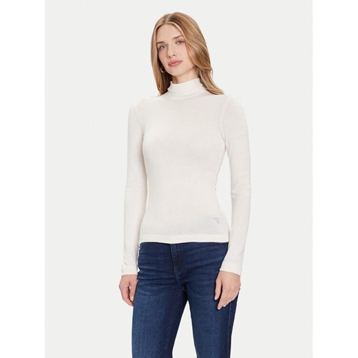 Guess Golf W4BP14 KCGM2 Écru Slim Fit ze sklepu MODIVO w kategorii Swetry damskie - zdjęcie 185869865