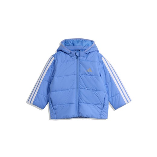 adidas Kurtka zimowa Essentials 3-Stripes JL7464 Niebieski Regular Fit ze sklepu MODIVO w kategorii Kombinezony i kurtki - zdjęcie 185869886