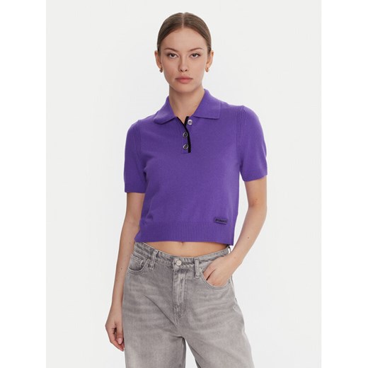 PINKO Sweter Gorgona 105450 A2Q9 Fioletowy Regular Fit ze sklepu MODIVO w kategorii Swetry damskie - zdjęcie 185869898