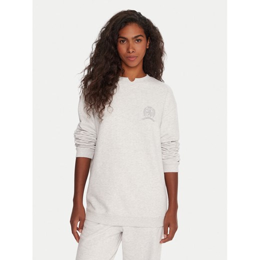 Tommy Jeans Bluza DW0DW21586 Szary Regular Fit ze sklepu MODIVO w kategorii Bluzy damskie - zdjęcie 185870007