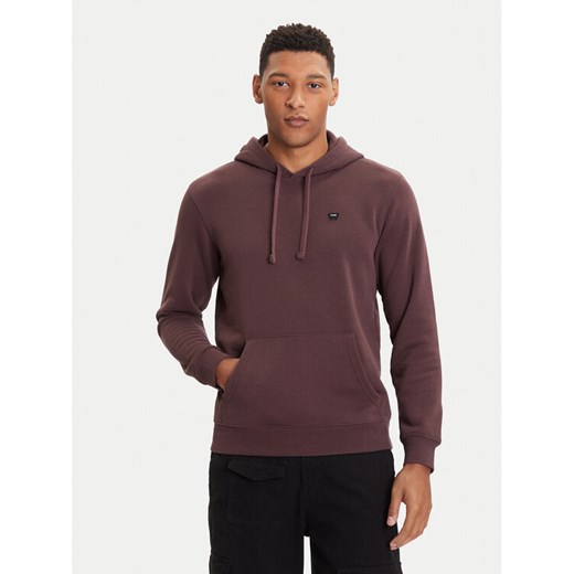 Wrangler Bluza Sign Off 112371459 Brązowy Regular Fit ze sklepu MODIVO w kategorii Bluzy męskie - zdjęcie 185870118