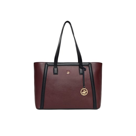 Beverly Hills Polo Club Torebka C-BHPC-L-007-08 Bordowy ze sklepu MODIVO w kategorii Torby Shopper bag - zdjęcie 185870146