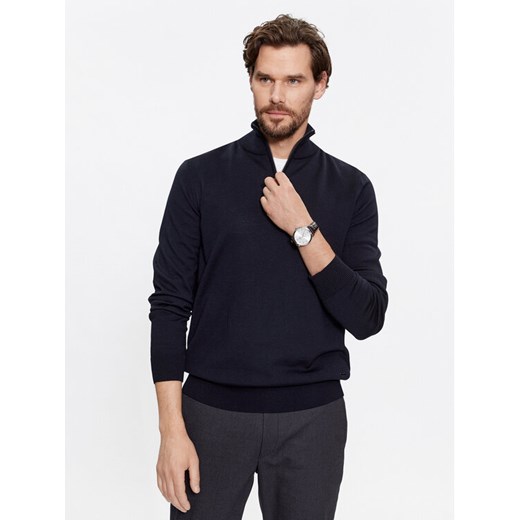 JOOP! Sweter 30032603 Granatowy Modern Fit ze sklepu MODIVO w kategorii Swetry męskie - zdjęcie 185870148