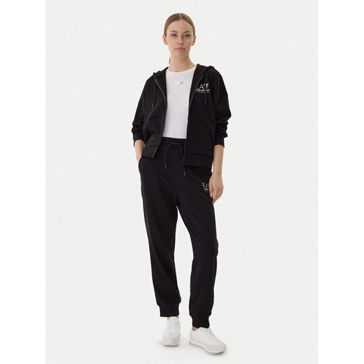 EA7 Emporio Armani Dres 7W000420 AF12473 MC026 Czarny Relaxed Fit ze sklepu MODIVO w kategorii Dresy damskie - zdjęcie 185870166