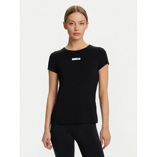 EA7 Emporio Armani T-Shirt 7W000673 AF12945 UC001 Czarny Slim Fit ze sklepu MODIVO w kategorii Bluzki damskie - zdjęcie 185870176