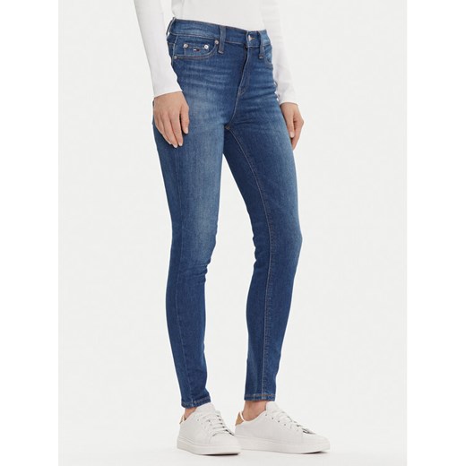 Tommy Jeans Jeansy Nora DW0DW21819 Granatowy Skinny Fit ze sklepu MODIVO w kategorii Jeansy damskie - zdjęcie 185870229
