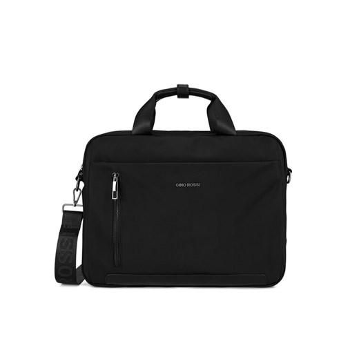 Gino Rossi Torba na laptopa C-GIN-K-011-CCC-06 Czarny ze sklepu MODIVO w kategorii Torby na laptopa - zdjęcie 185870238