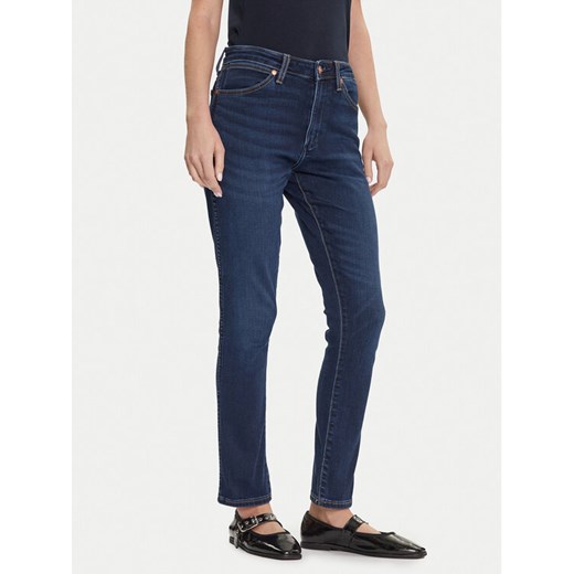 Wrangler Jeansy Sienna 112371151 Granatowy Slim Fit ze sklepu MODIVO w kategorii Jeansy damskie - zdjęcie 185870255