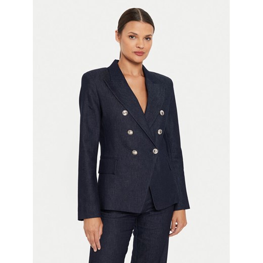Marciano Guess Marynarka 4YPN17 7238A Granatowy Regular Fit ze sklepu MODIVO w kategorii Marynarki damskie - zdjęcie 185870265