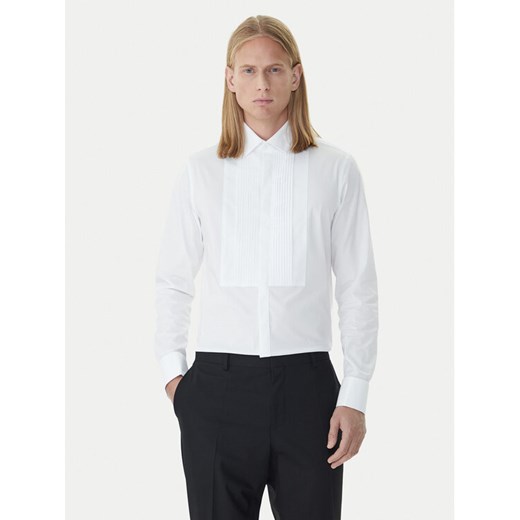 Calvin Klein Koszula LV019EU063 Biały Slim Fit ze sklepu MODIVO w kategorii Koszule męskie - zdjęcie 185870298