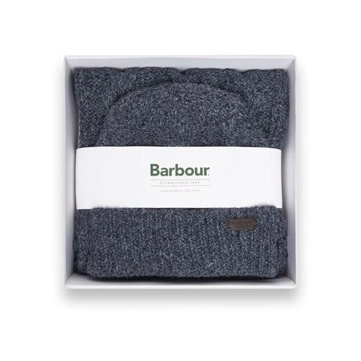 Barbour Zestaw Szalik i Czapka Jesmond MGS0096NY91 Granatowy - id: 0000305632487 - marki Barbour - 185870519 Barbour Zestaw Szalik i Czapka Jesmond MGS0096NY91 Granatowy ze sklepu MODIVO w kategorii Dodatki męskie - zdjęcie 185870519