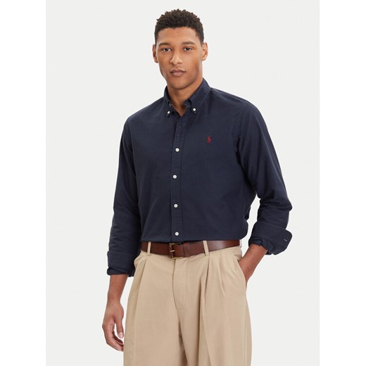 Polo Ralph Lauren Koszula Bsr 710772290 Granatowy Custom Fit ze sklepu MODIVO w kategorii Koszule męskie - zdjęcie 185870547