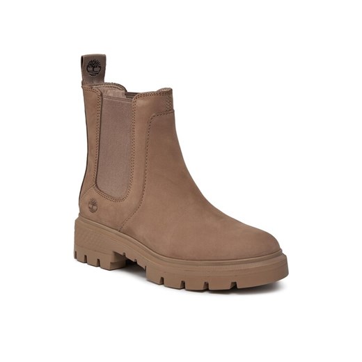 Timberland Sztyblety Cortina Valley Chelsea TB0A41EW9291 Beżowy ze sklepu MODIVO w kategorii Botki - zdjęcie 185870597